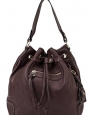 Scarleton Large Drawstring Handbag H107820 - Burgundy
