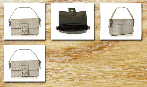 Noble Mount bewitched baguette handbag snake silver