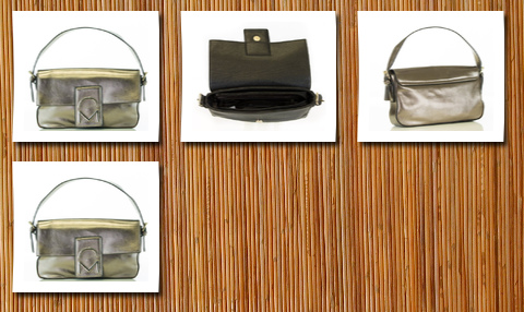 Noble Mount bewitched baguette handbag solid dark silver