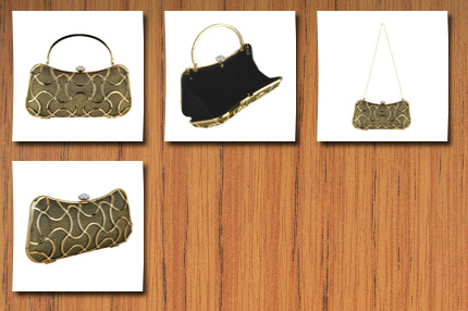 MG Collection Marya Metallic Abstract Woven
